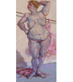 Ballerina 33 30 x 15  oil on canvas panel
