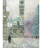 Old Toronto in the Snow 12x16 ** SOLD **