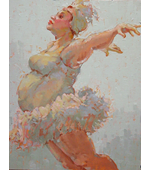 Ballerina 10 16x20 oil on linen