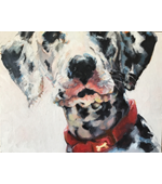 Dalmation1  - Ringo   oil on linen  12x16 *Sold*