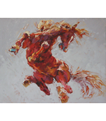 Equine #12 oil on linen 16x20

